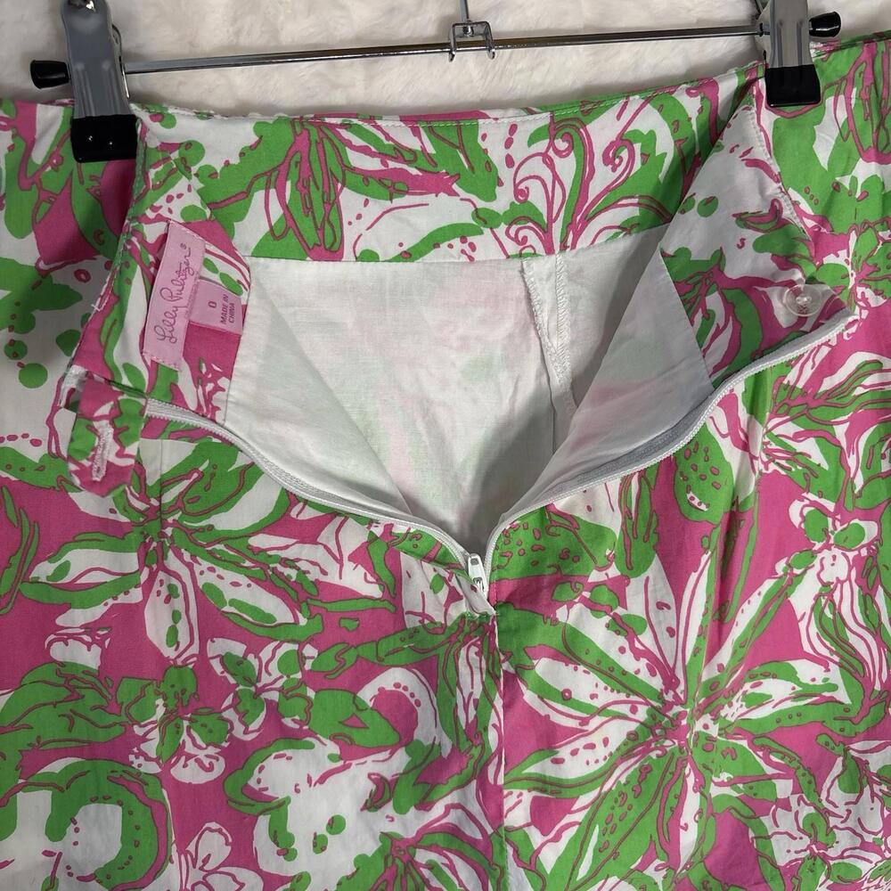 Lilly Pulitzer Marigold Skort Forgot My Trunks 0 Lace Elephant Vacation Beachy - Picture 6 of 7